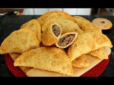 Mini Pastel Frito Carne