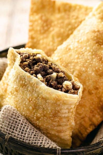 Pastel Frito Caseiro Carne